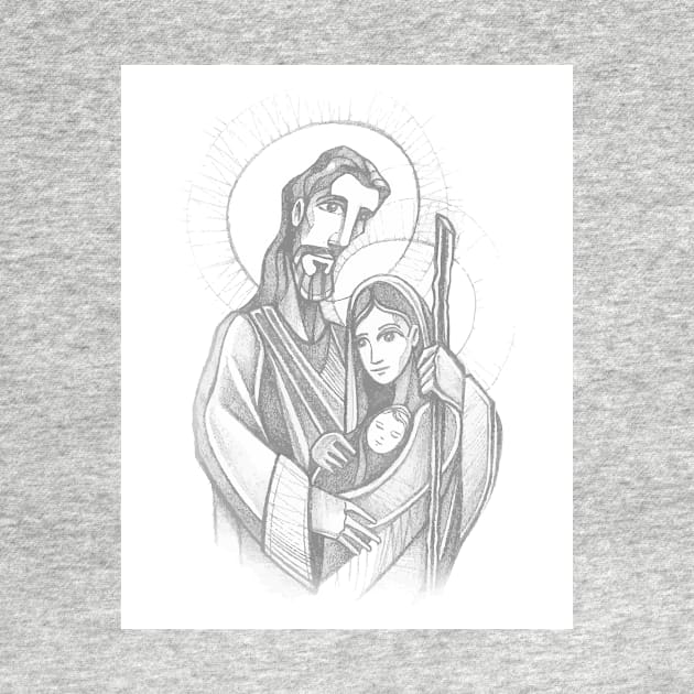 Holy Family illustration by bernardojbp